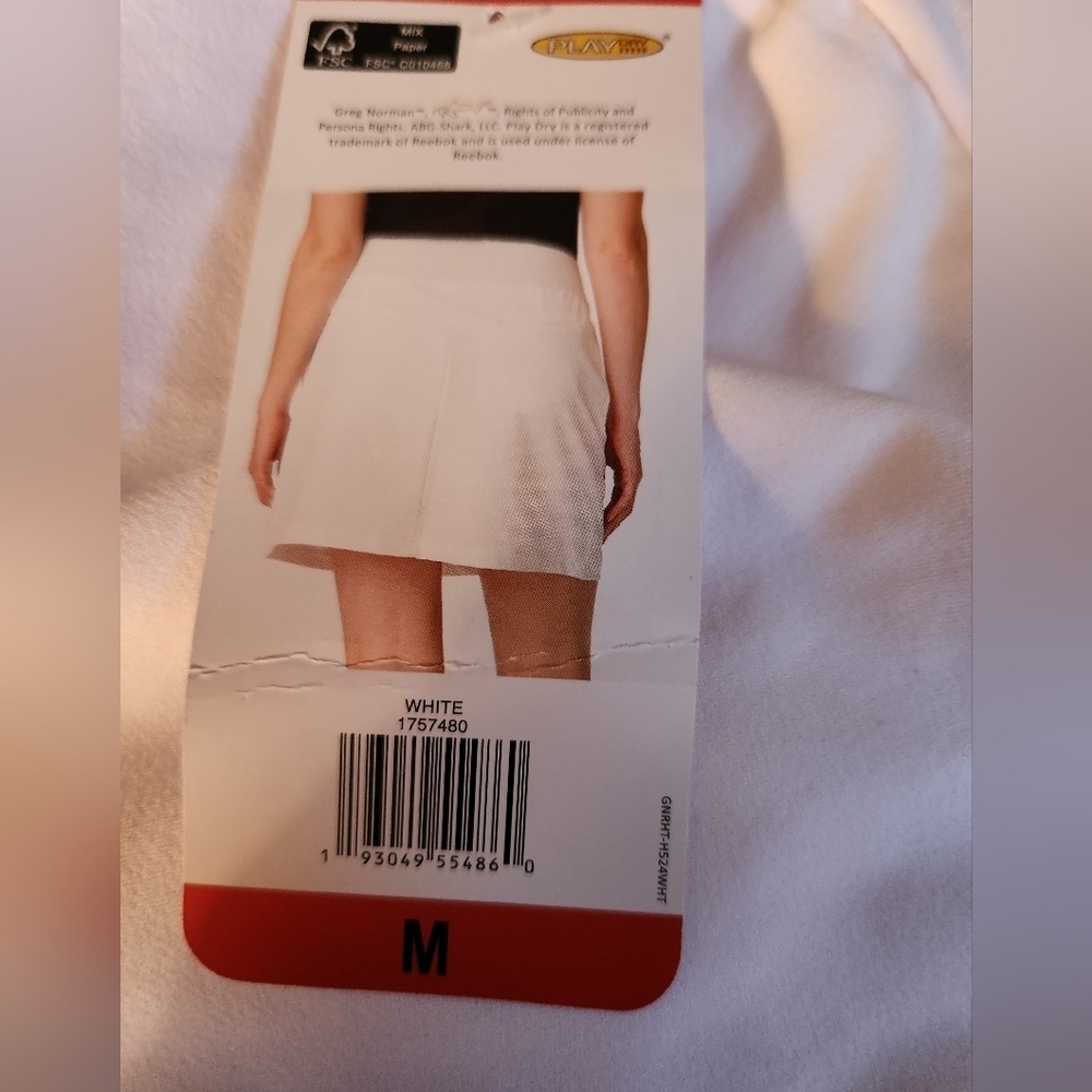 Greg Norman Women's Woven Pull On Golf Skort, GN Collections - Picture 5 of 10